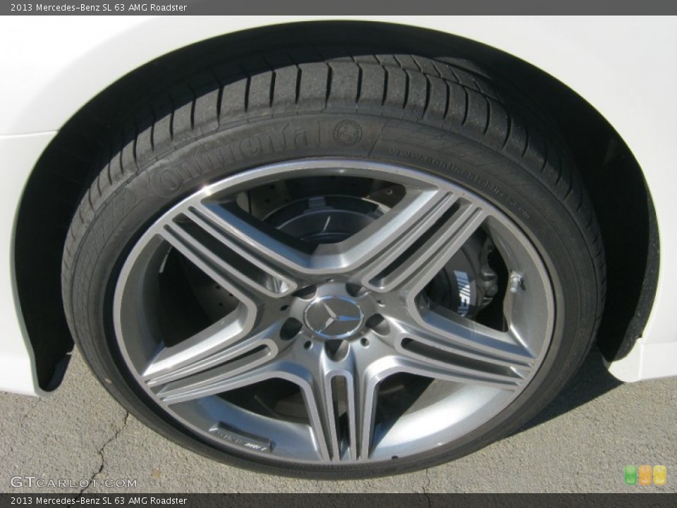 2013 Mercedes-Benz SL 63 AMG Roadster Wheel and Tire Photo #68229658