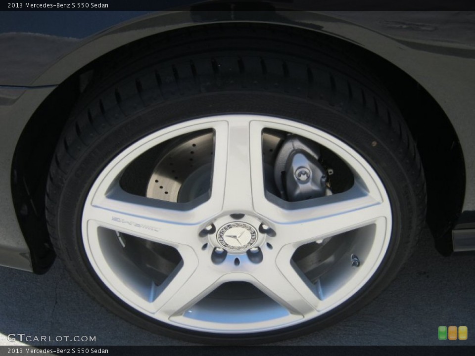 2013 Mercedes-Benz S 550 Sedan Wheel and Tire Photo #68229751