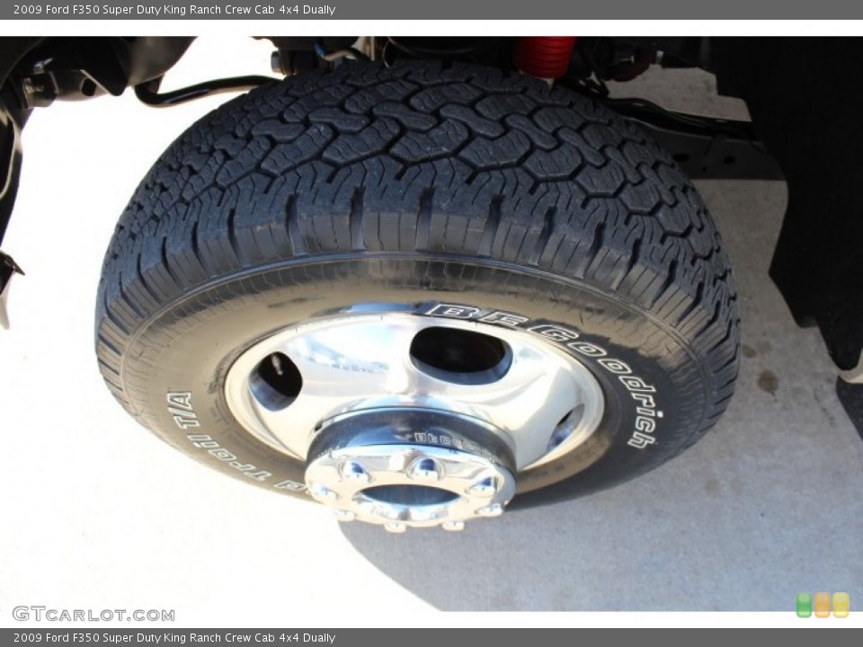 2009 Ford F350 Super Duty King Ranch Crew Cab 4x4 Dually Wheel and Tire Photo #68230156