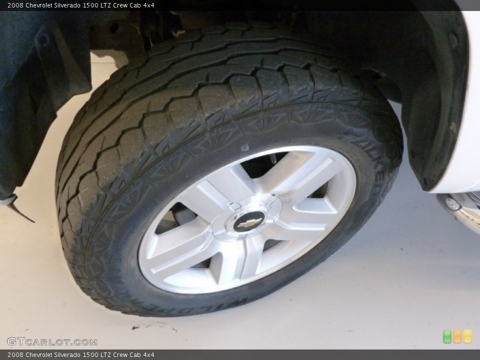 2008 Chevrolet Silverado 1500 LTZ Crew Cab 4x4 Wheel and Tire Photo #68232454