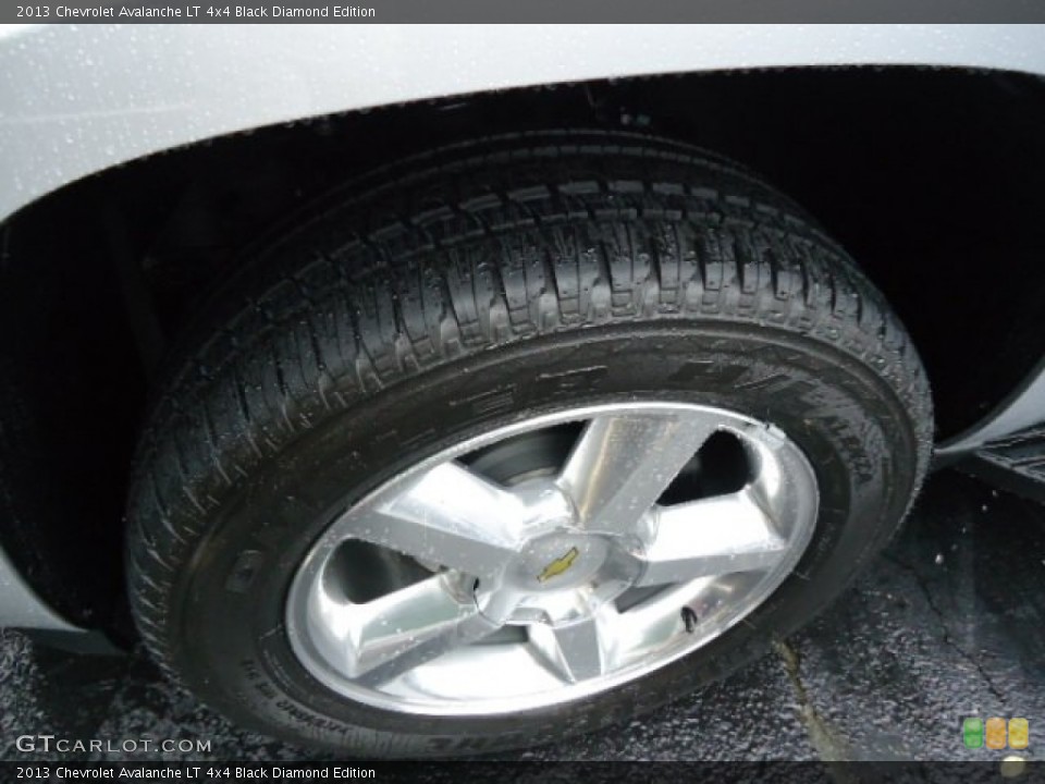 2013 Chevrolet Avalanche LT 4x4 Black Diamond Edition Wheel and Tire Photo #68235112