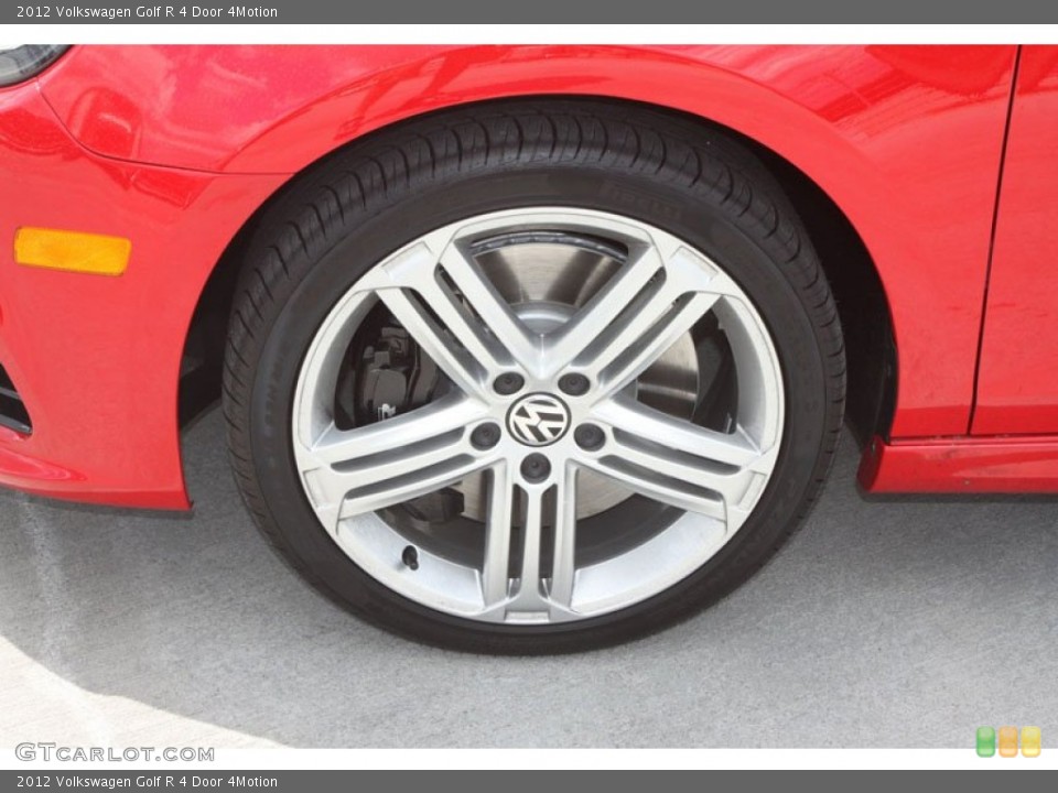 2012 Volkswagen Golf R 4 Door 4Motion Wheel and Tire Photo #68236054