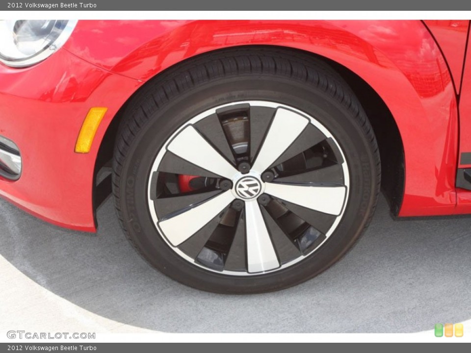 2012 Volkswagen Beetle Turbo Wheel and Tire Photo #68236294