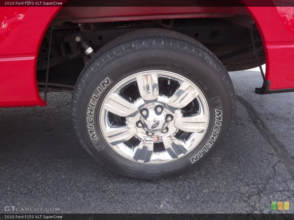 2010 Ford F150 XLT SuperCrew Wheel and Tire Photo #68241595