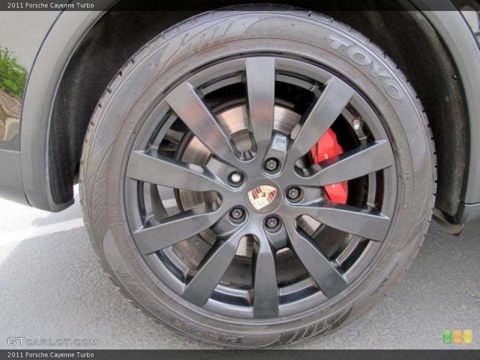 2011 Porsche Cayenne Turbo Wheel and Tire Photo #68242087