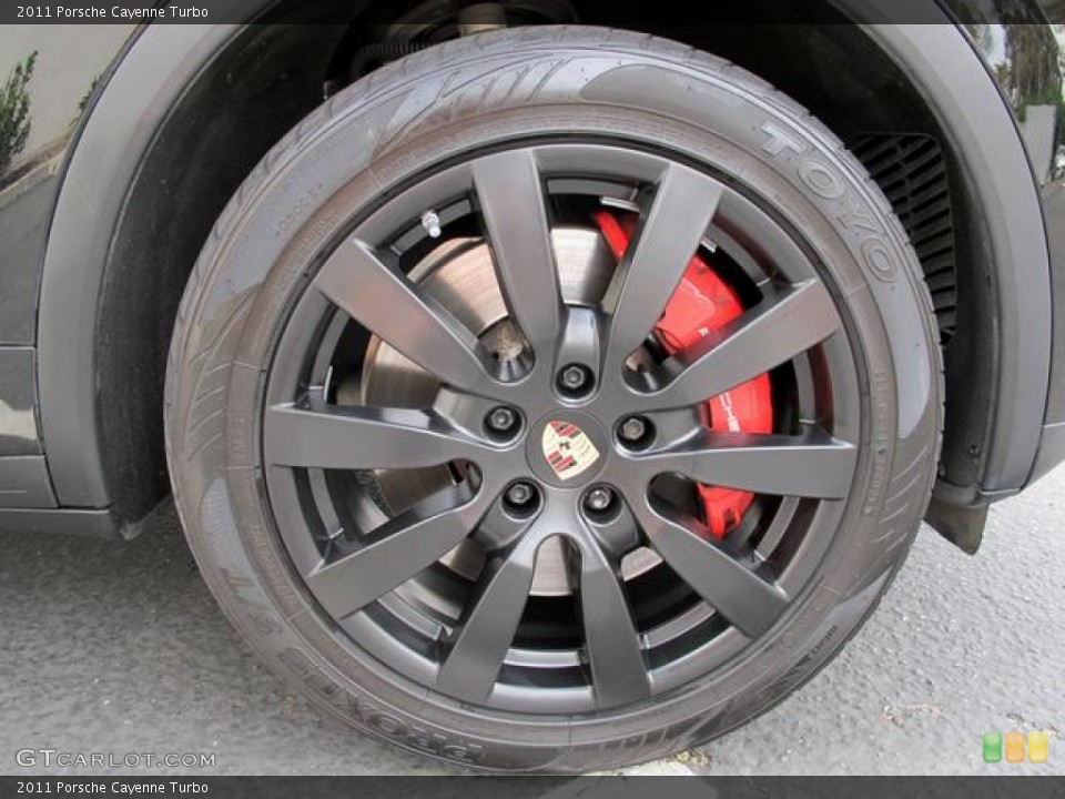 2011 Porsche Cayenne Turbo Wheel and Tire Photo #68242096