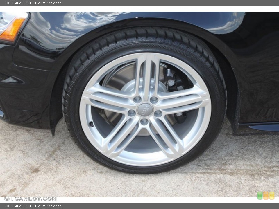 2013 Audi S4 3.0T quattro Sedan Wheel and Tire Photo #68243599
