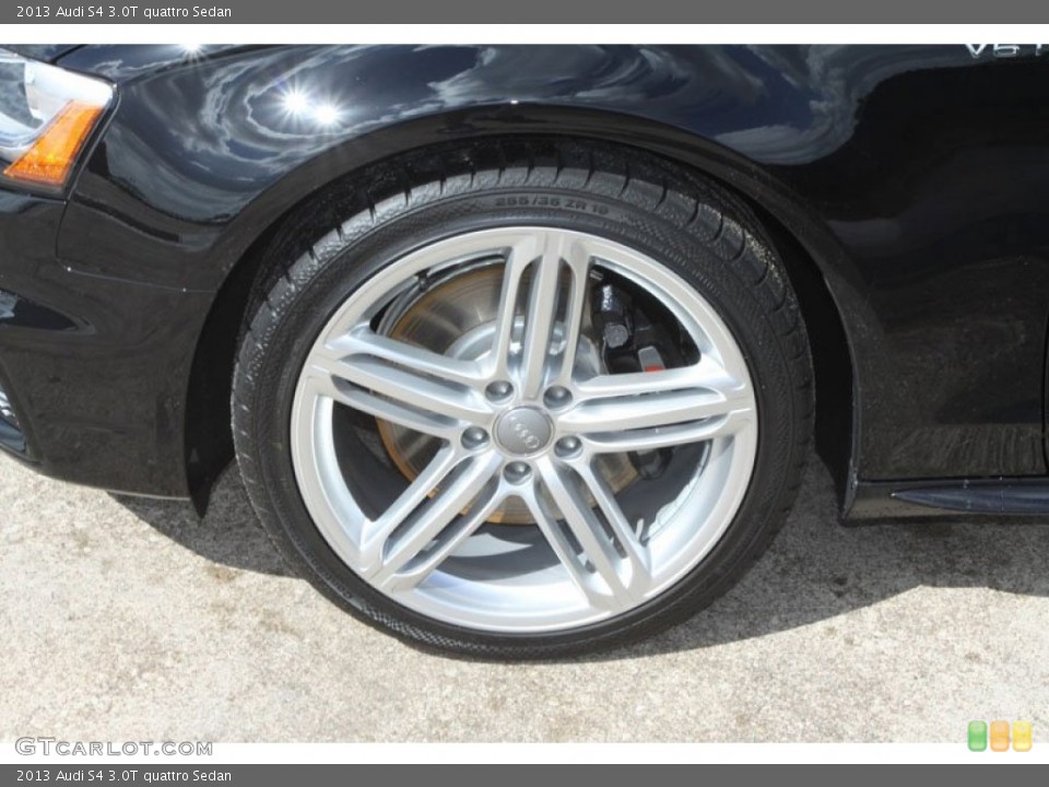 2013 Audi S4 3.0T quattro Sedan Wheel and Tire Photo #68243863