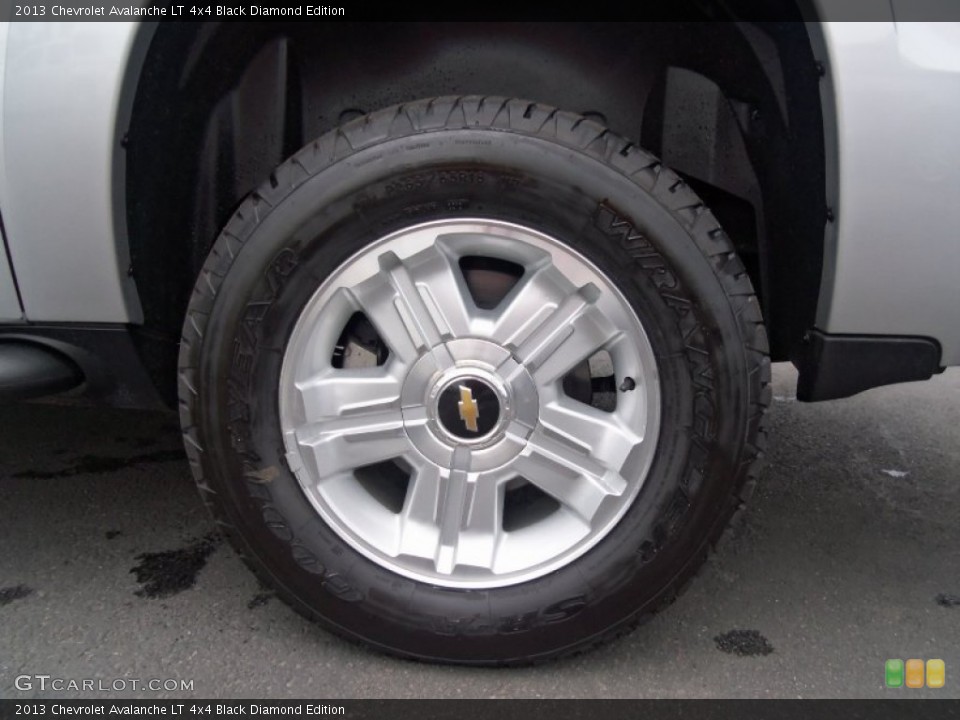 2013 Chevrolet Avalanche LT 4x4 Black Diamond Edition Wheel and Tire Photo #68245555