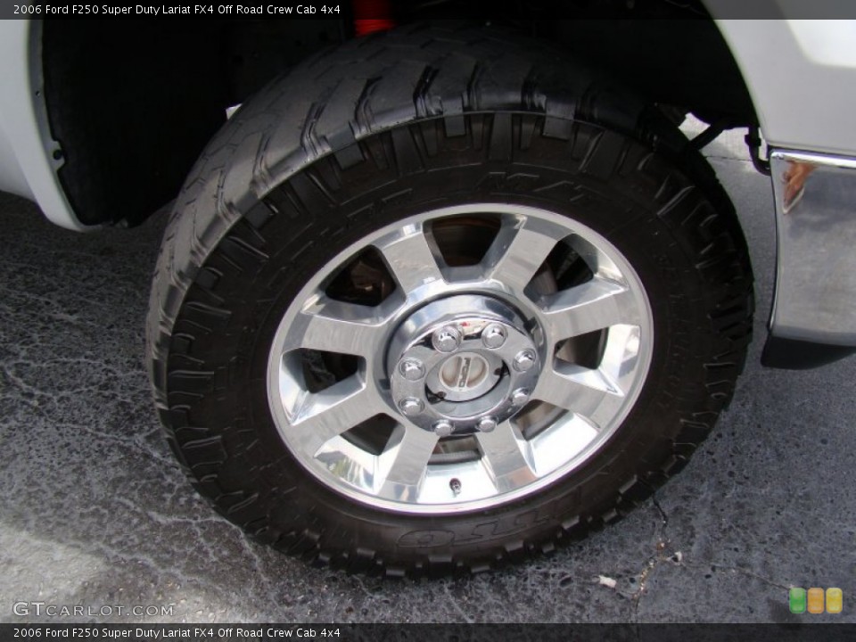 2006 Ford F250 Super Duty Lariat FX4 Off Road Crew Cab 4x4 Wheel and Tire Photo #68248600