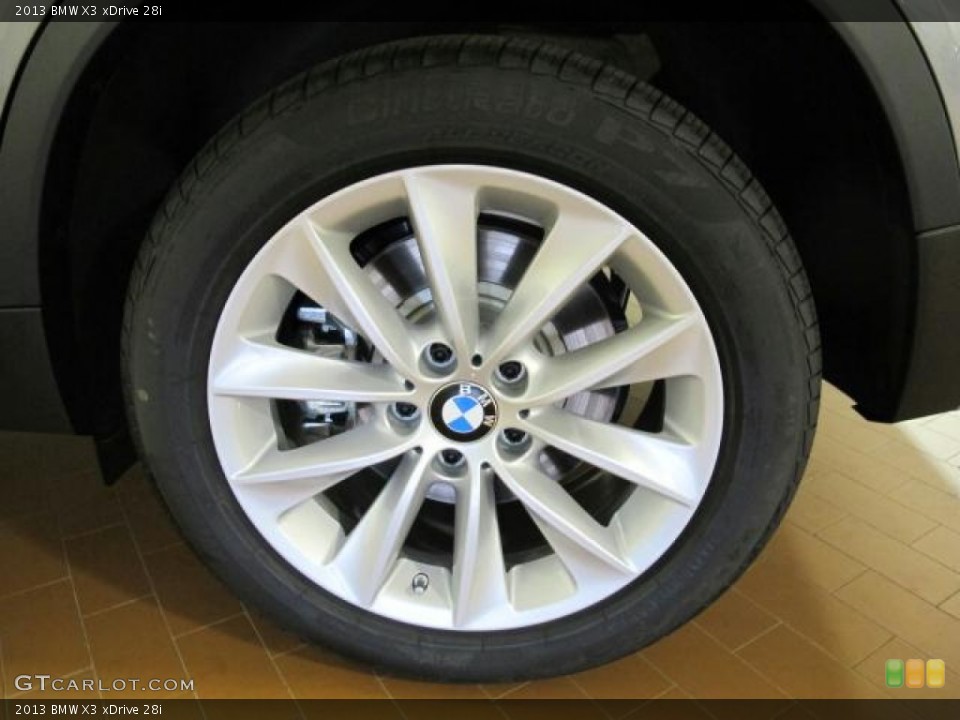 2013 BMW X3 xDrive 28i Wheel and Tire Photo #68250526