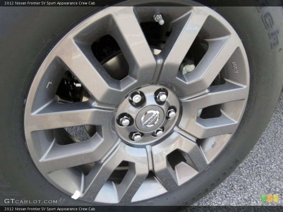 2012 Nissan Frontier SV Sport Appearance Crew Cab Wheel and Tire Photo #68253496