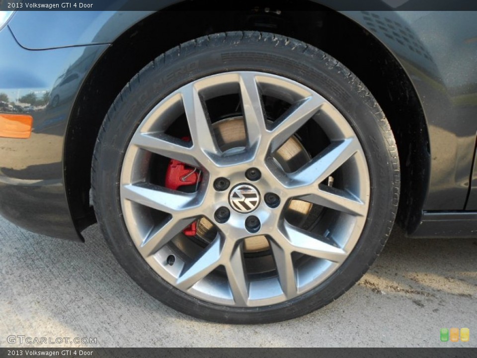 2013 Volkswagen GTI 4 Door Wheel and Tire Photo #68254876