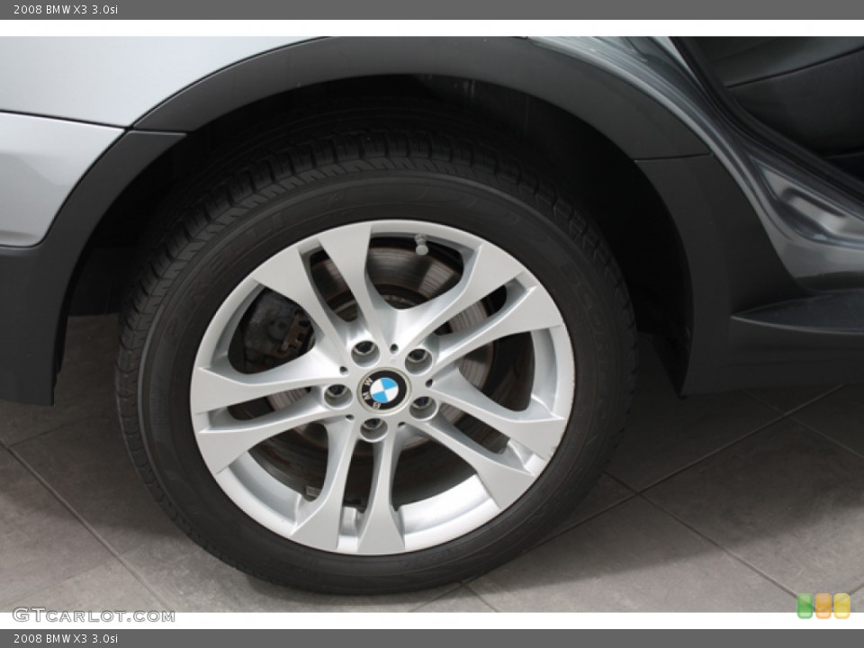 2008 BMW X3 3.0si Wheel and Tire Photo #68259166