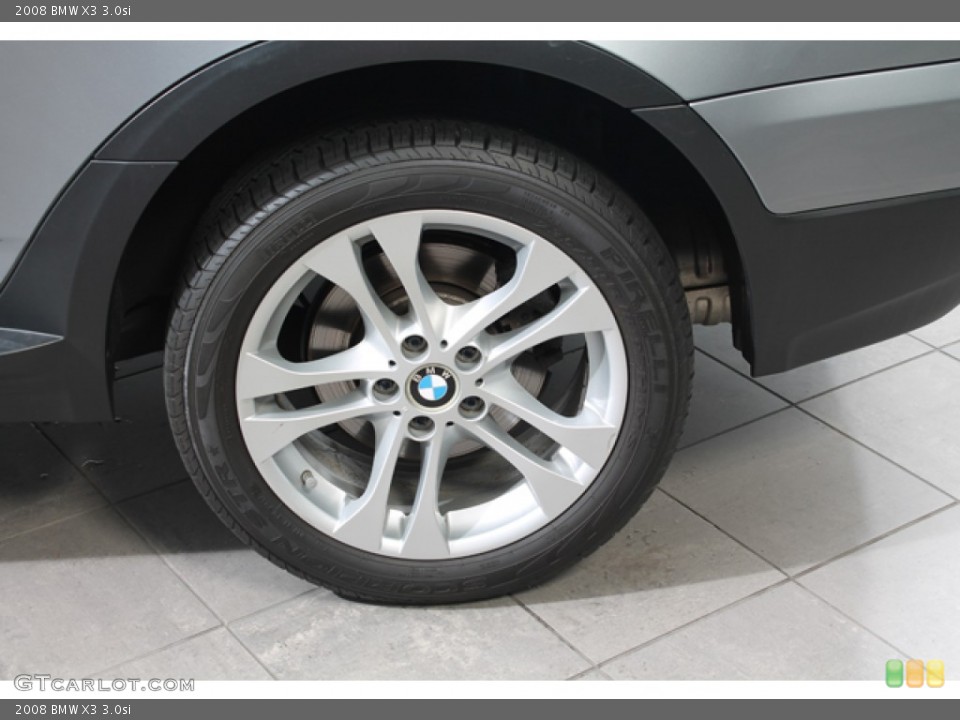 2008 BMW X3 3.0si Wheel and Tire Photo #68259175