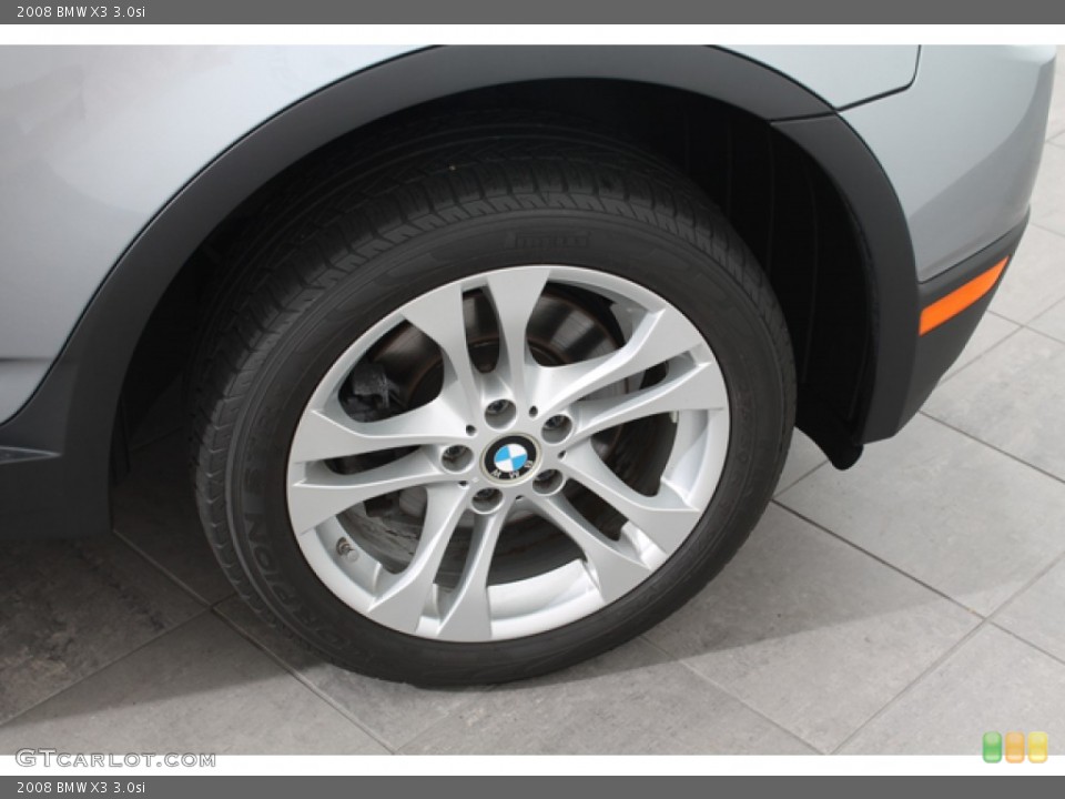 2008 BMW X3 3.0si Wheel and Tire Photo #68259193