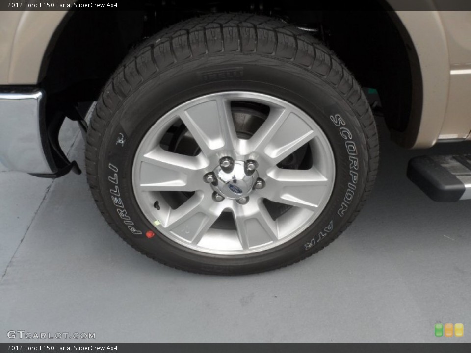2012 Ford F150 Lariat SuperCrew 4x4 Wheel and Tire Photo #68263177
