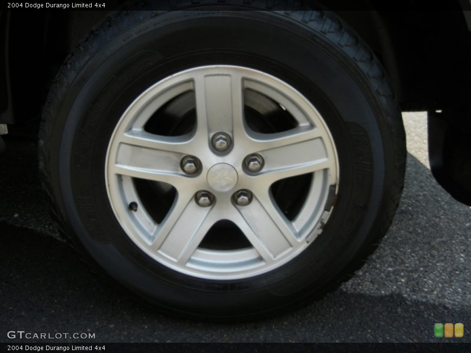 2004 Dodge Durango Limited 4x4 Wheel and Tire Photo #68263225