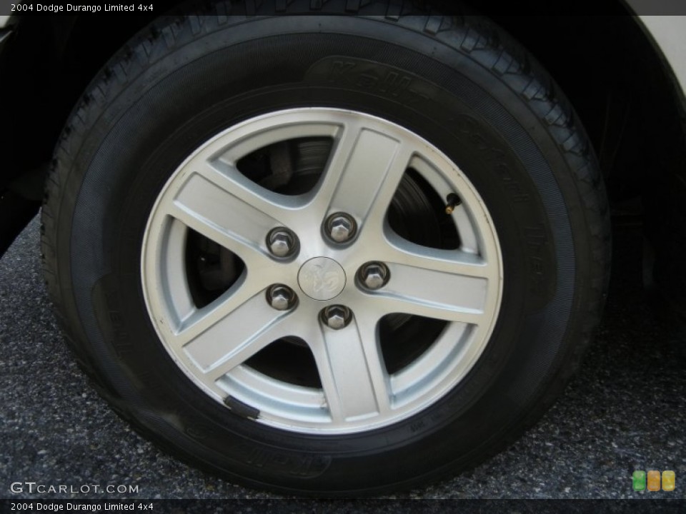 2004 Dodge Durango Limited 4x4 Wheel and Tire Photo #68263243