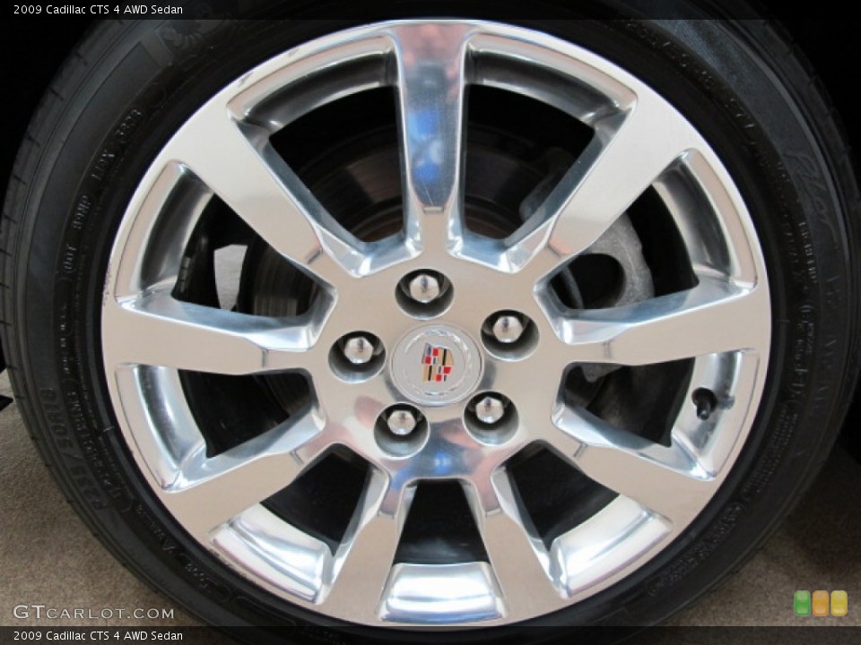 2009 Cadillac CTS 4 AWD Sedan Wheel and Tire Photo #68267126