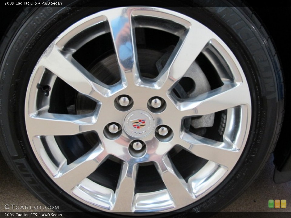 2009 Cadillac CTS 4 AWD Sedan Wheel and Tire Photo #68267136