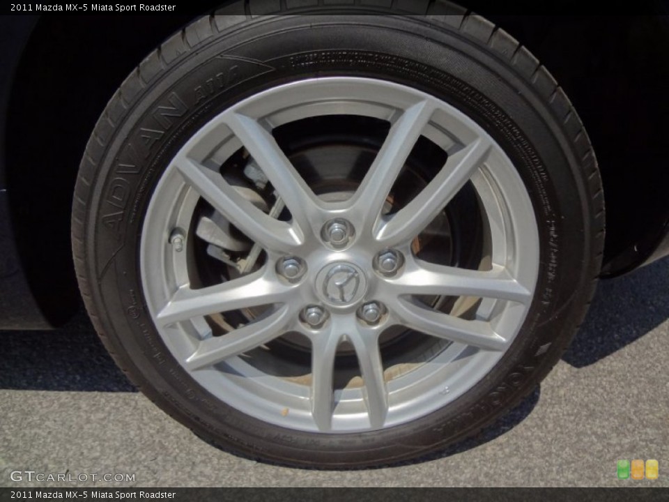2011 Mazda MX-5 Miata Sport Roadster Wheel and Tire Photo #68268729