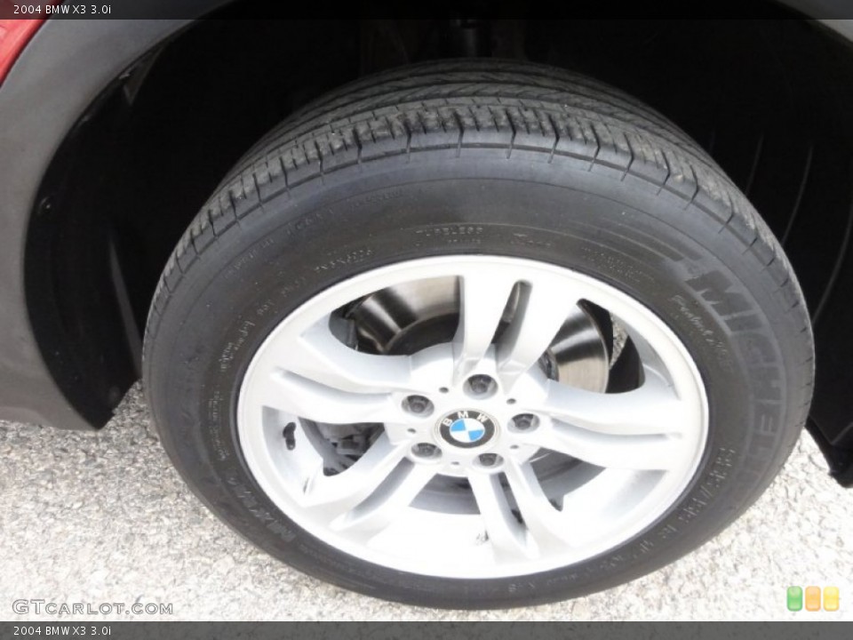 2004 BMW X3 3.0i Wheel and Tire Photo #68269848