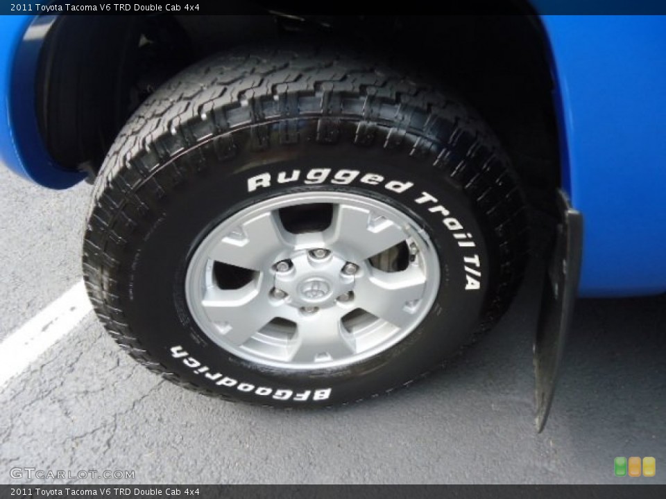 2011 Toyota Tacoma V6 TRD Double Cab 4x4 Wheel and Tire Photo #68276891