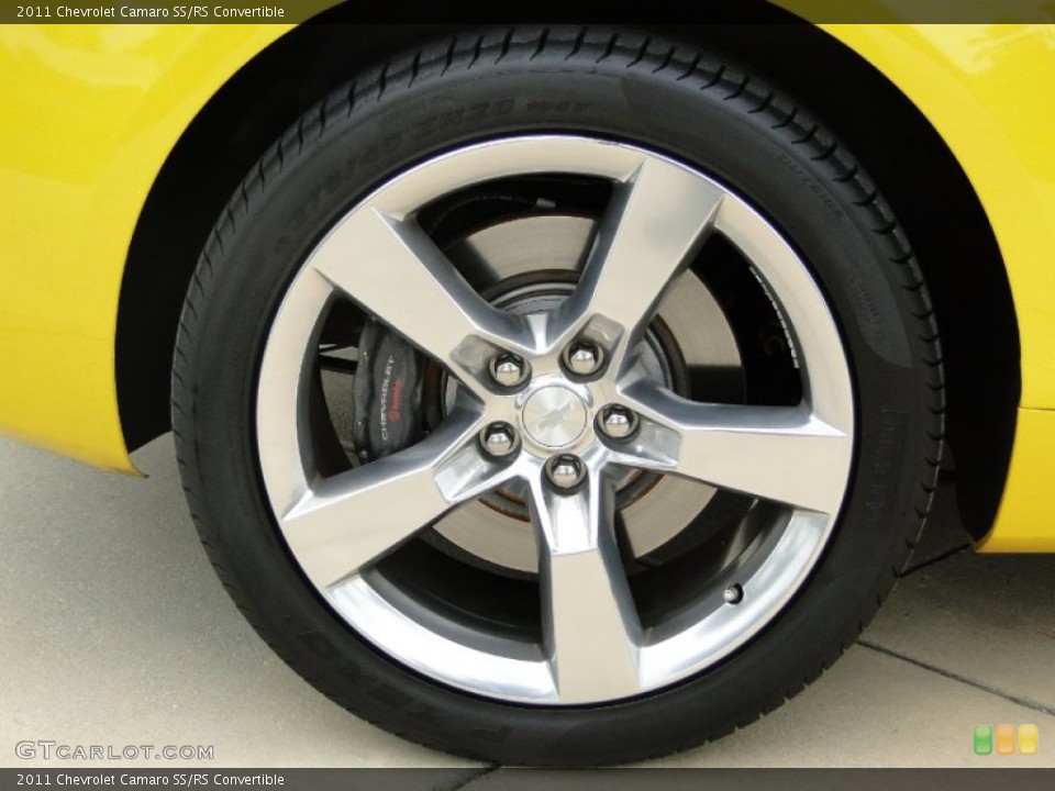 2011 Chevrolet Camaro SS/RS Convertible Wheel and Tire Photo #68277269