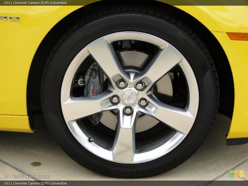 2011 Chevrolet Camaro SS/RS Convertible Wheel and Tire Photo #68277272