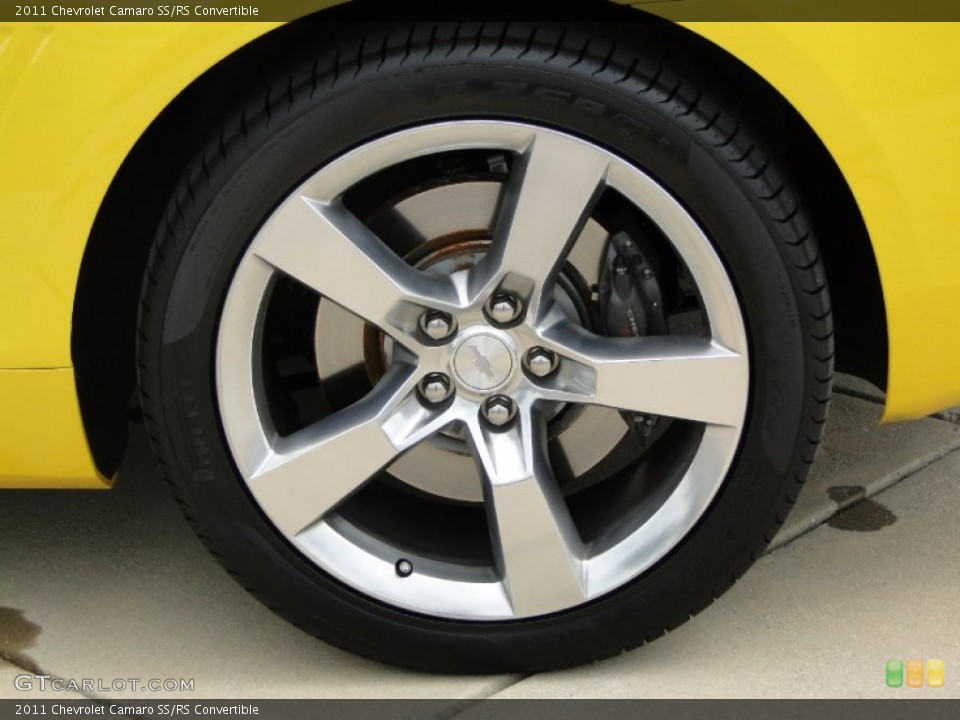 2011 Chevrolet Camaro SS/RS Convertible Wheel and Tire Photo #68277278