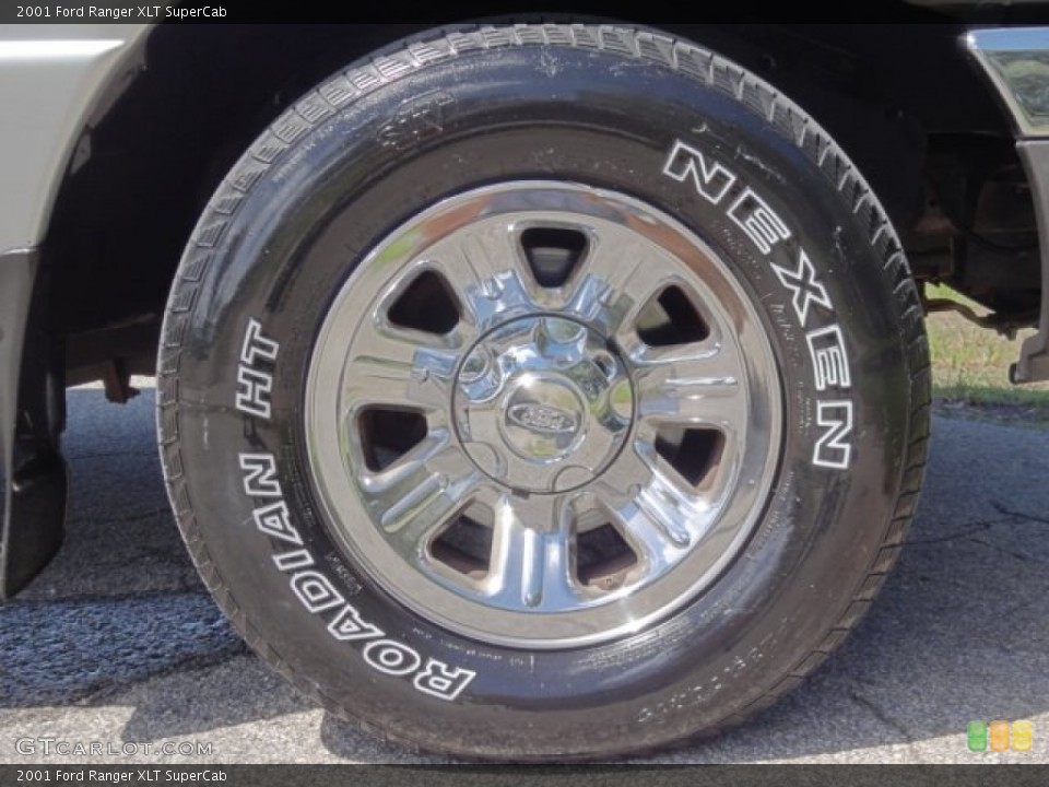 2001 Ford Ranger XLT SuperCab Wheel and Tire Photo #68285708
