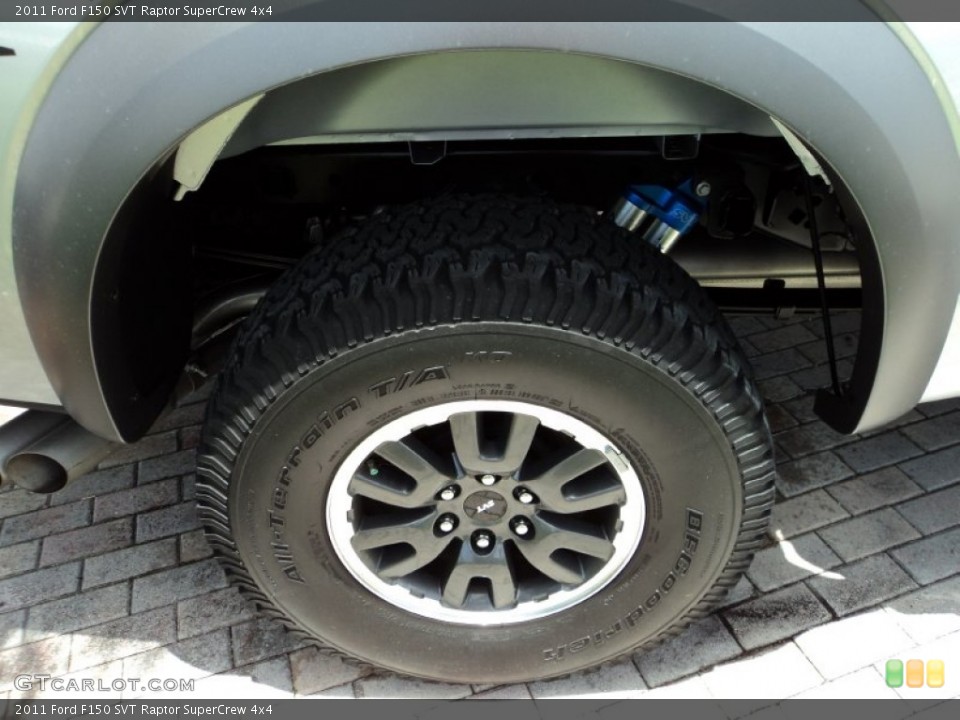 2011 Ford F150 SVT Raptor SuperCrew 4x4 Wheel and Tire Photo #68293281
