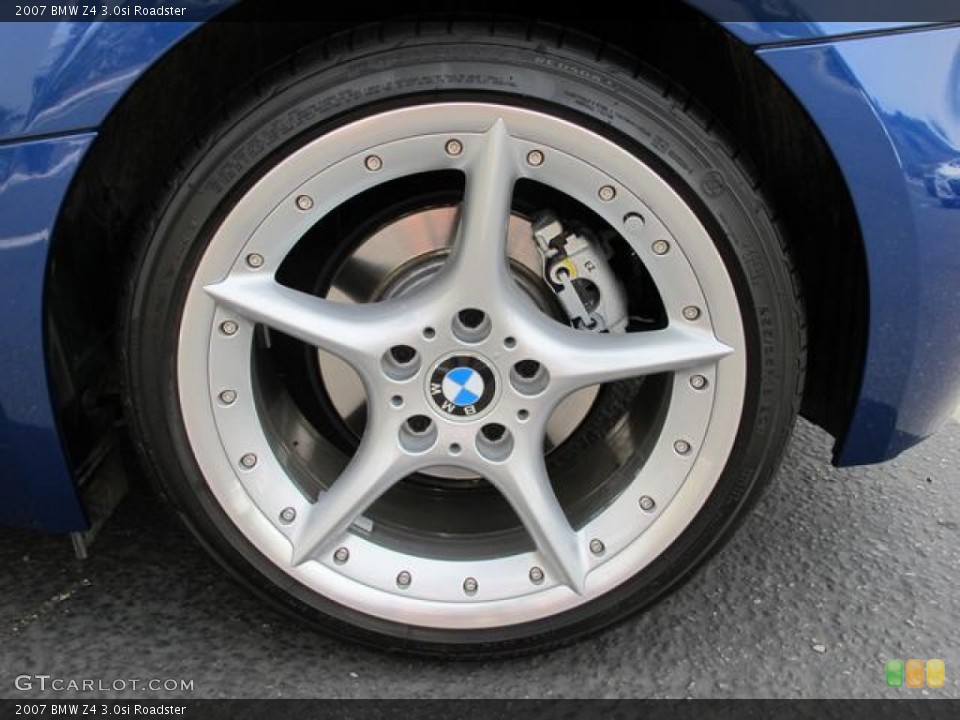 2007 BMW Z4 3.0si Roadster Wheel and Tire Photo #68298924
