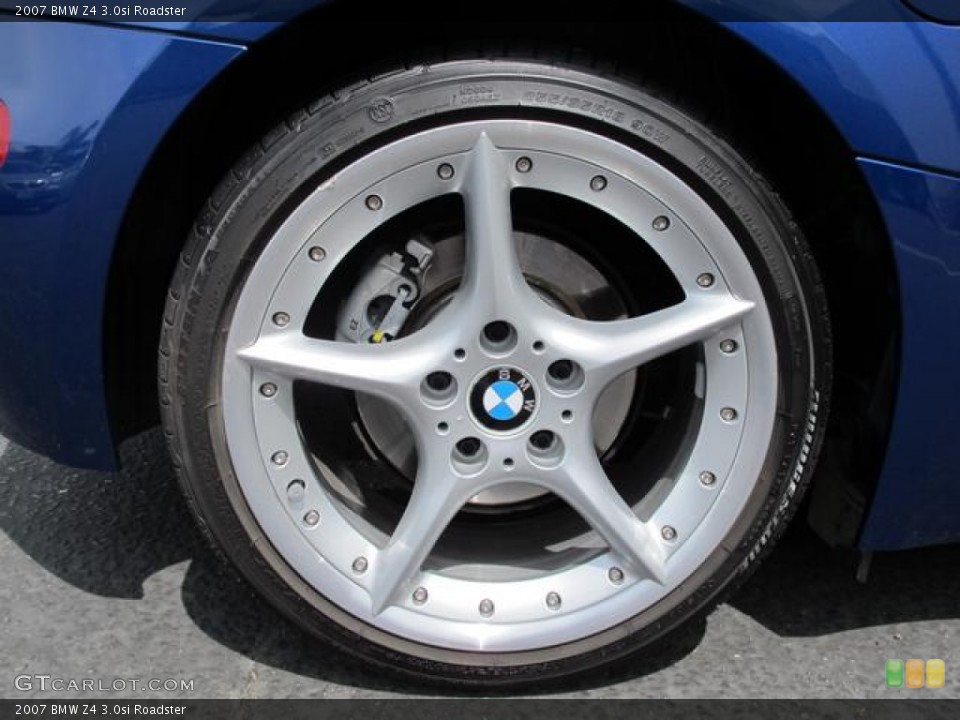 2007 BMW Z4 3.0si Roadster Wheel and Tire Photo #68298933