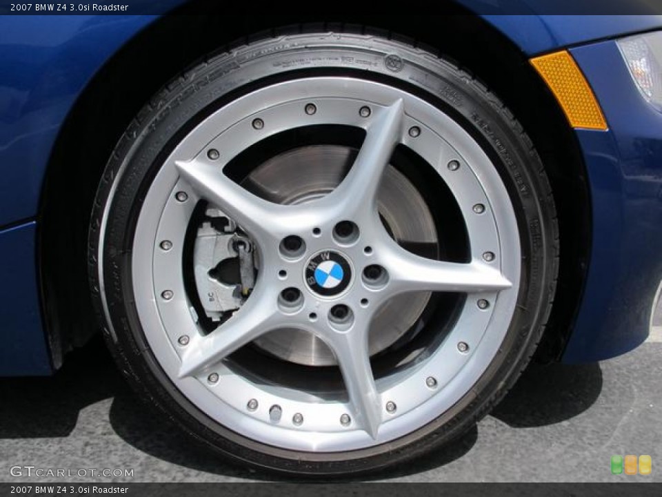 2007 BMW Z4 3.0si Roadster Wheel and Tire Photo #68298941