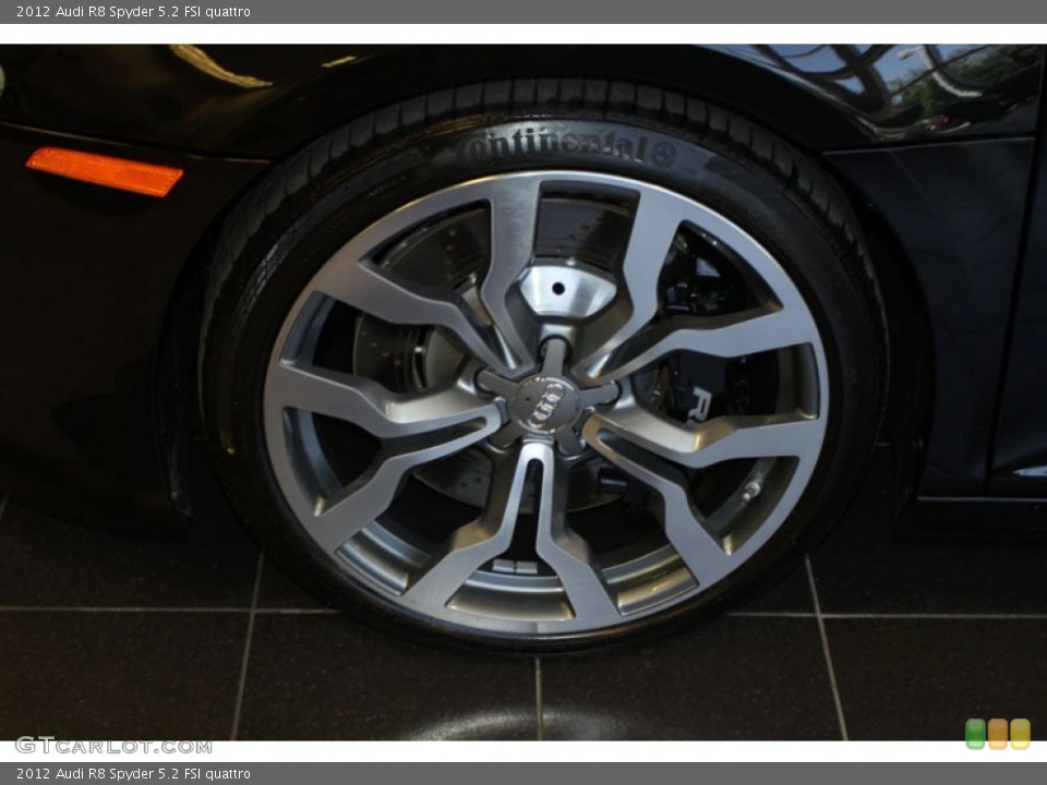 2012 Audi R8 Spyder 5.2 FSI quattro Wheel and Tire Photo #68302274