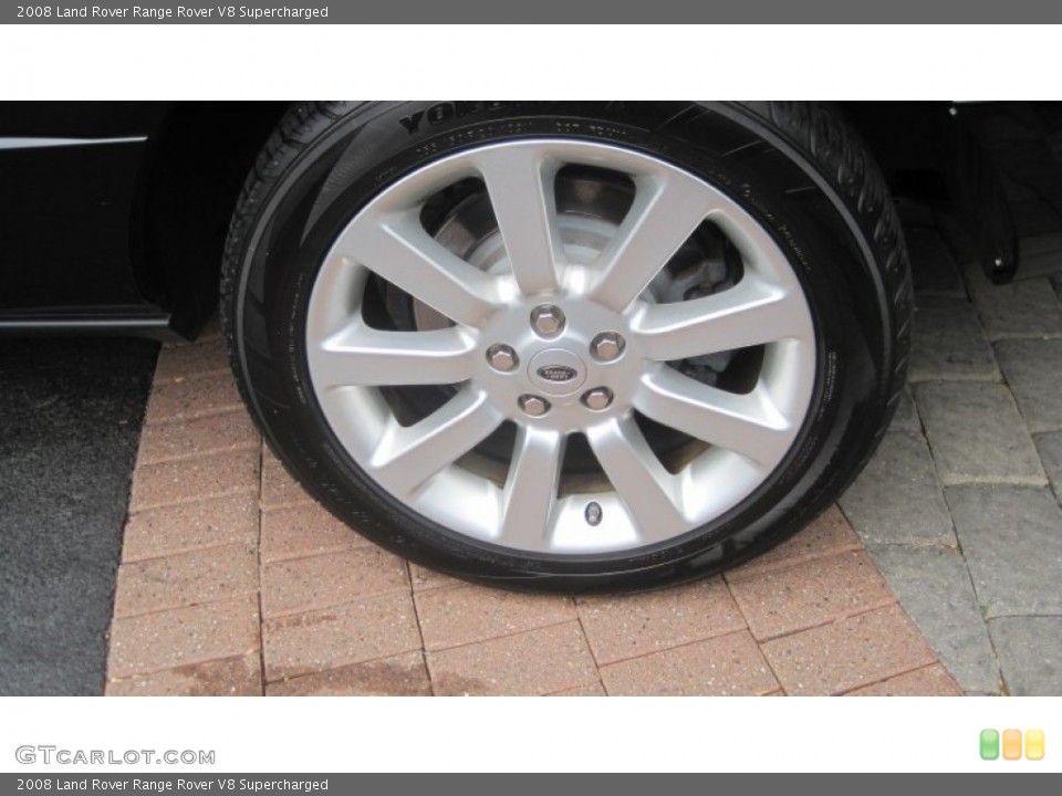 2008 Land Rover Range Rover V8 Supercharged Wheel and Tire Photo #68303978