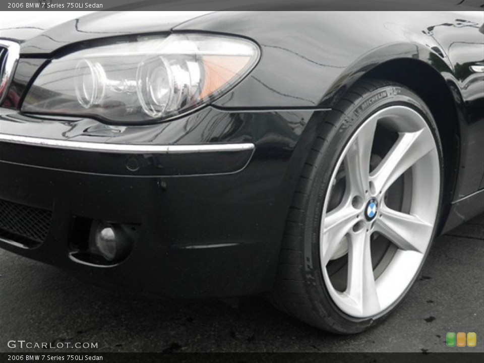 2006 BMW 7 Series 750Li Sedan Wheel and Tire Photo #68323136