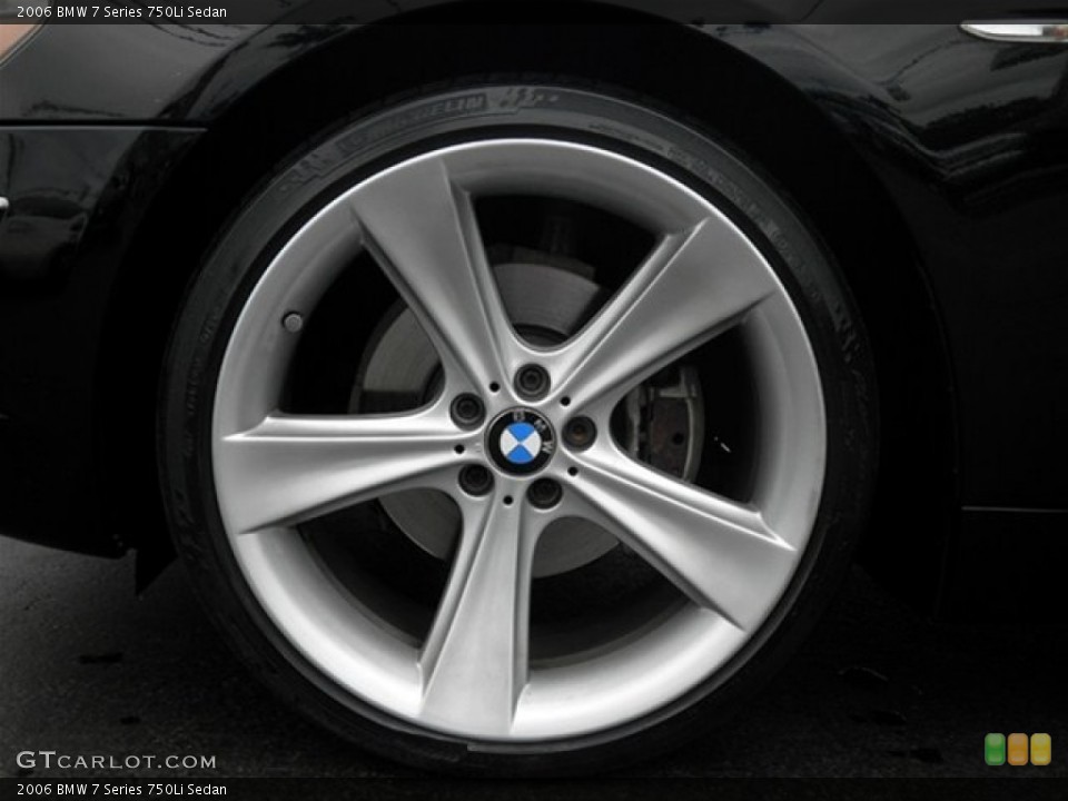 2006 BMW 7 Series 750Li Sedan Wheel and Tire Photo #68323418