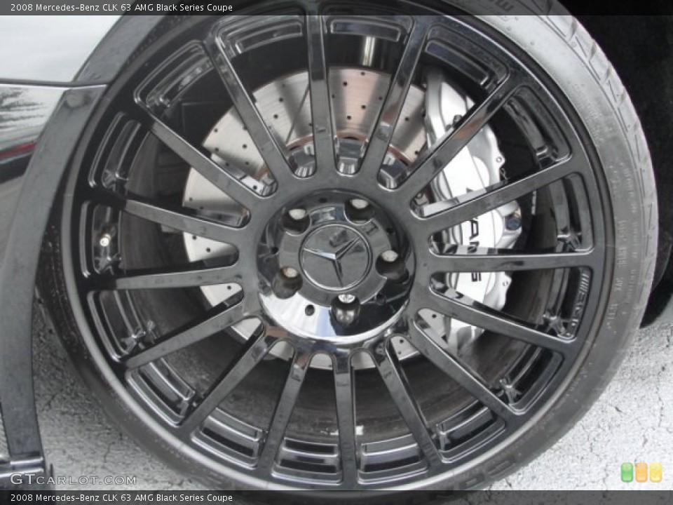 2008 Mercedes-Benz CLK 63 AMG Black Series Coupe Wheel and Tire Photo #68337725