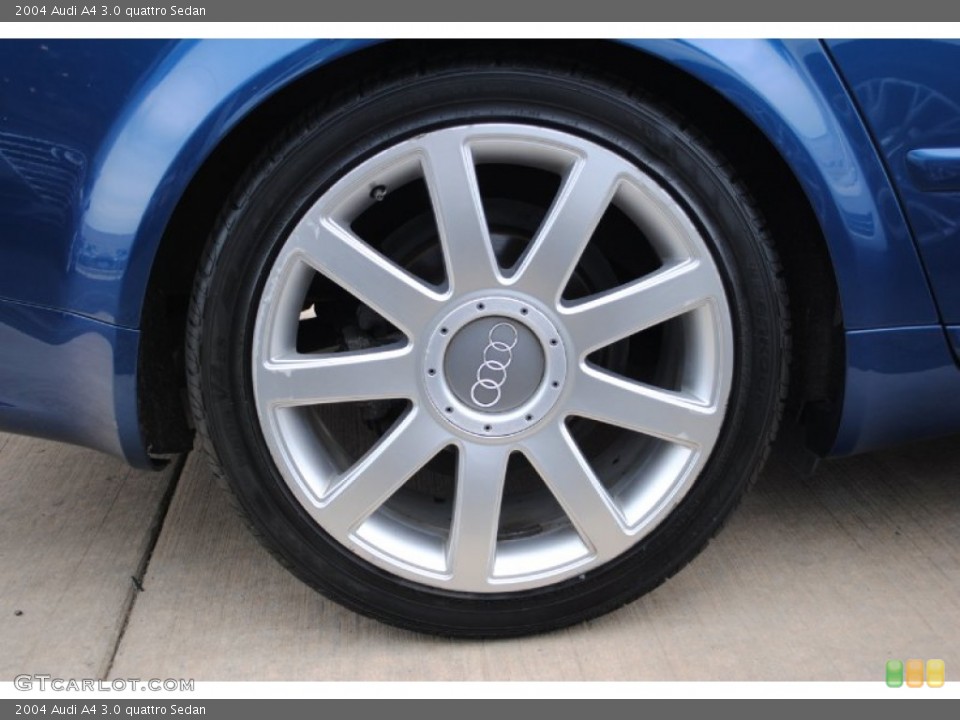2004 Audi A4 3.0 quattro Sedan Wheel and Tire Photo #68338412