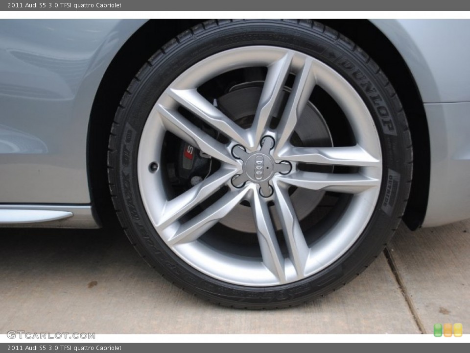 2011 Audi S5 3.0 TFSI quattro Cabriolet Wheel and Tire Photo #68338508