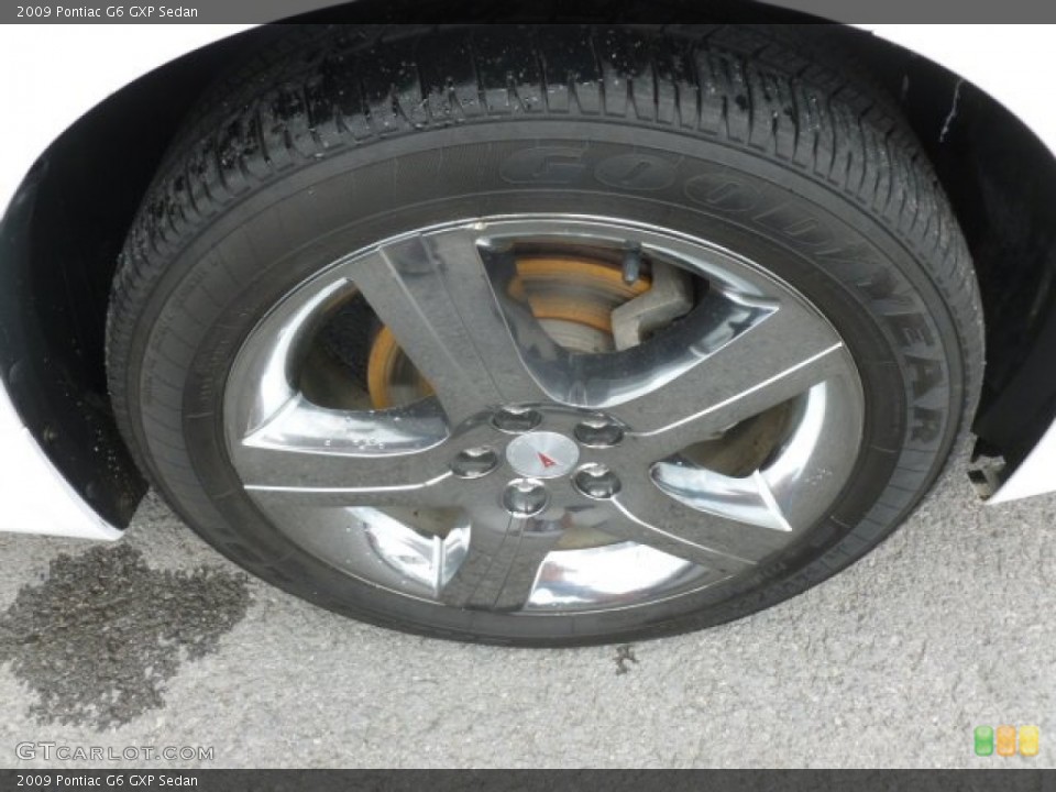 2009 Pontiac G6 GXP Sedan Wheel and Tire Photo #68338862