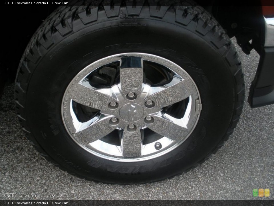 2011 Chevrolet Colorado LT Crew Cab Wheel and Tire Photo #68347612
