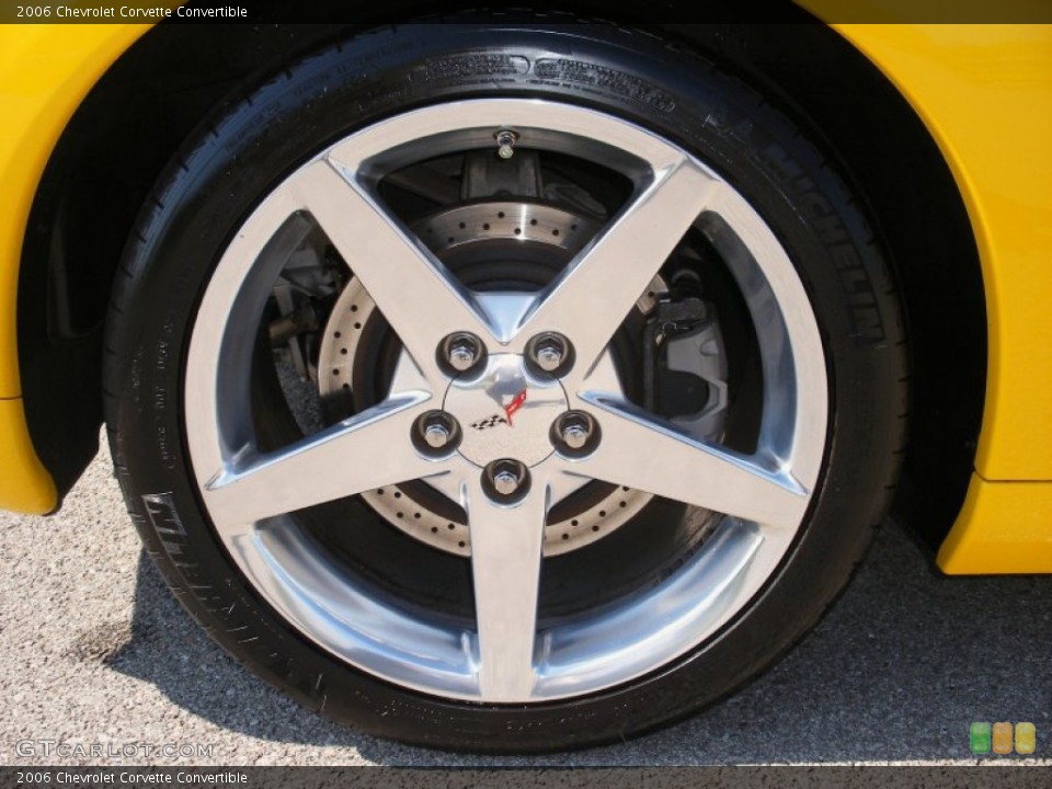 2006 Chevrolet Corvette Convertible Wheel and Tire Photo #68347717