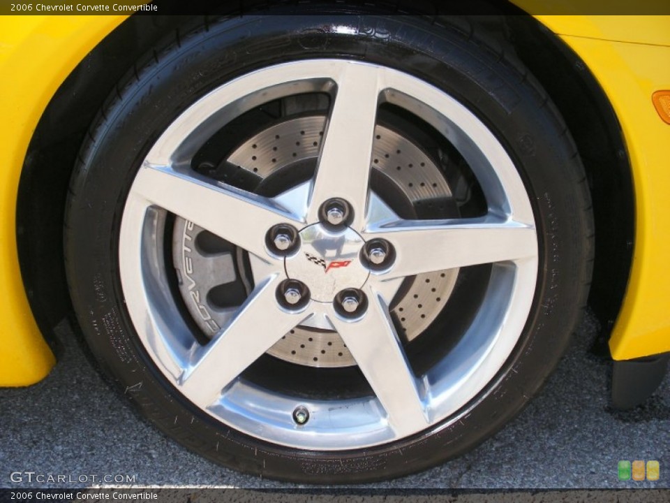2006 Chevrolet Corvette Convertible Wheel and Tire Photo #68347744