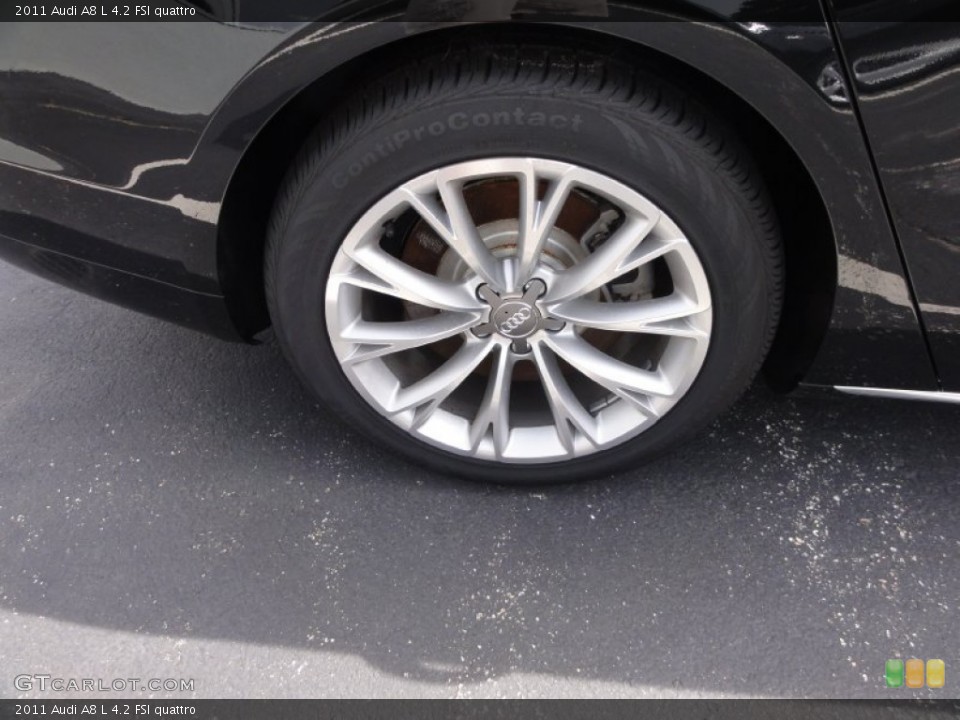2011 Audi A8 L 4.2 FSI quattro Wheel and Tire Photo #68348242