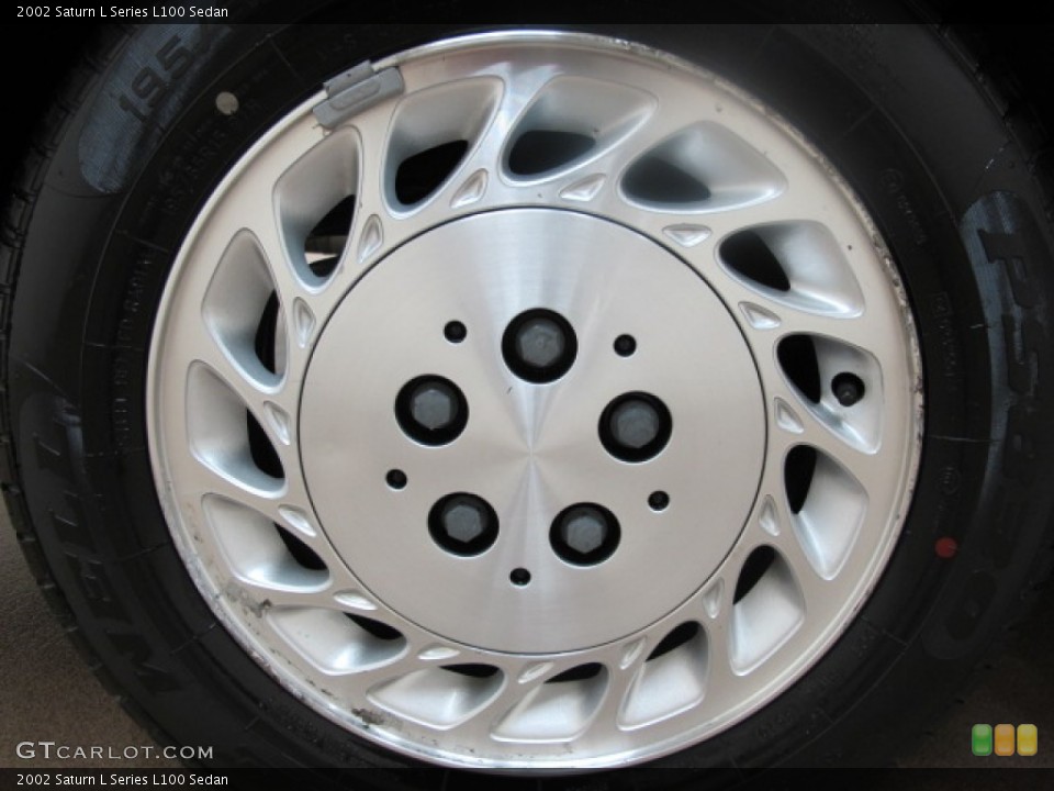 2002 Saturn L Series L100 Sedan Wheel and Tire Photo #68352067