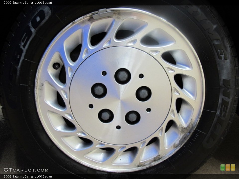 2002 Saturn L Series L100 Sedan Wheel and Tire Photo #68352082